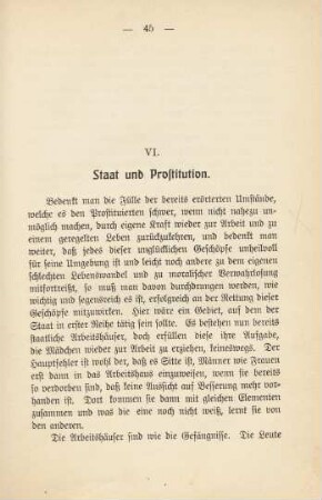 VI. Staat und Prostitution