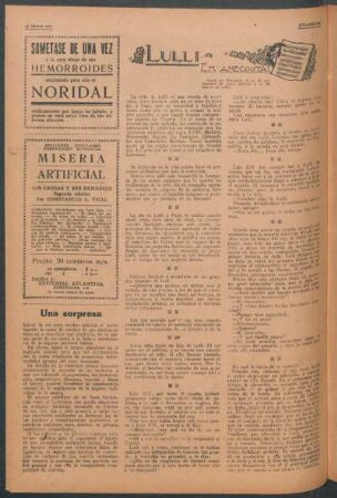 Lulli : En anécdotas