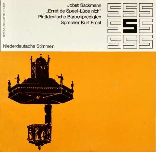Erret de Speel-Lüde nich. Fragment einer Trauungsrede über Sirach 32,5