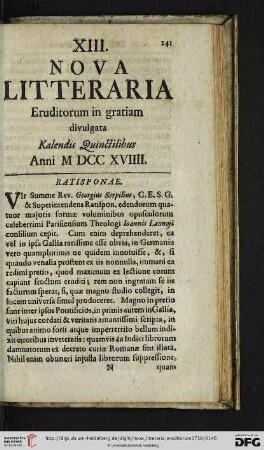[XIII. Kalendis Iuinctilibus – XIIII. Idibus Iuinctilibus]