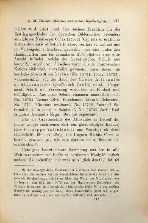 Miscellen aus lateinischen Handschriften der Münchener Bibliothek