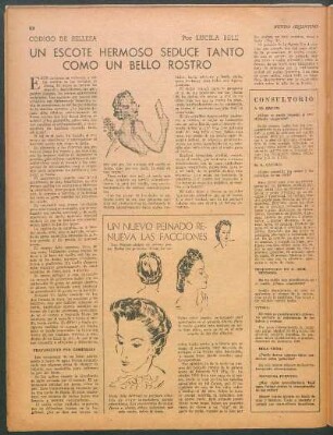 Un escote hermoso seduce tanto como un bello rostro : Código de belleza