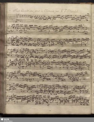 Suite Quattrieme pour le Clavecin