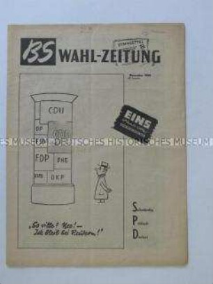 Sonderdruck der SPD Berlin (West) zur Wahl des Abgeordnetenhauses 1950