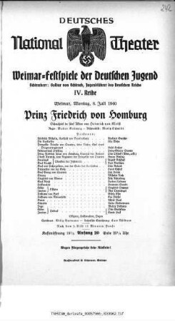 Prinz Friedrich von Homburg