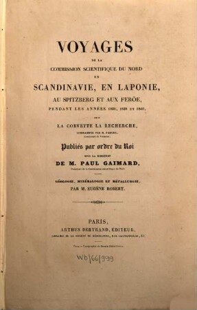 Géologie, minéralogie et métallurgie, (1)