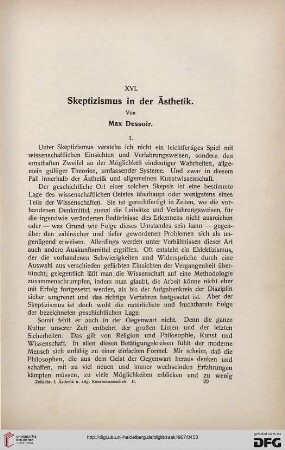 Skeptizismus in der Ästhetik