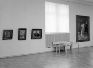 Raumaufnahme mit Gemälden von Max Slevogt