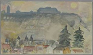 Freyburg und die Neuenburg - Novembermorgen