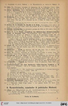 6. Byzantinische, russische & polnische Malerei (Nr. 715-733)