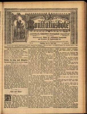 Erste Ausgabe vom Sonntag, den 16. Juni 1912.