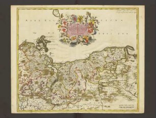 Ducatus Pomeraniae Tabula Generalis in qua sunt Ducatus Pomeraniae, Stettinensis, Cassubiae, Vandaliae et Bardensis, Principatus Rugiae ac Insulae, Comitatus Guskoviensis et Dominia Louwenburgense, Wolgastense et Butoviense