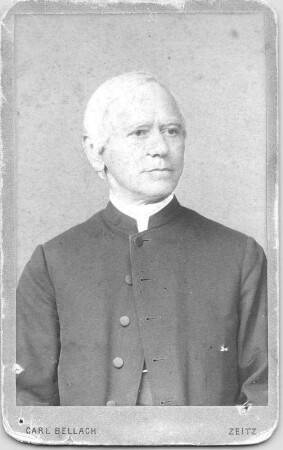 Porträt des Pfarrers Heinrich Trübenbach