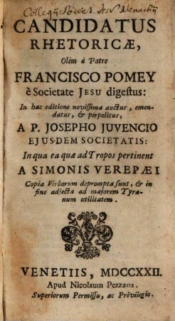 Novus Candidatus Rhetoricae