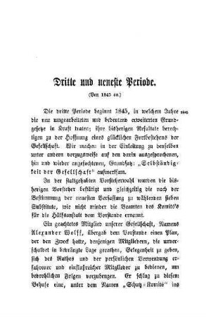 Dritte und neueste Periode. (Von 1845 an.)