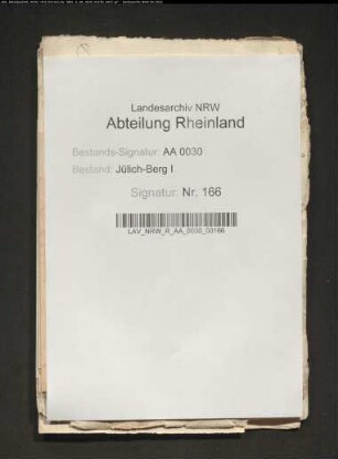 Briefe des Registrators Heinrich von FRIEMERSHEIM, des Registrators BUFF, des Sekretärs MUTZHAGEN