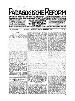 Zur Kriegshilfe der Hamburger Lehrerschaft
