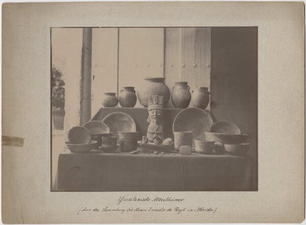 "Vascular and figurative ceramics." - Yucatecan antiquities [From the collection of Mr Ernesto de Regil in Meridá]