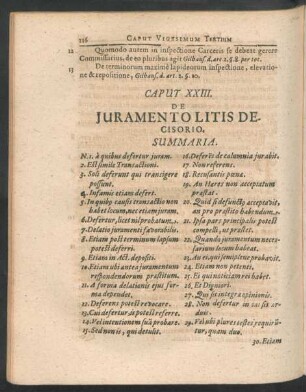Caput XXIII. De Iuramento Litis Decisorio.