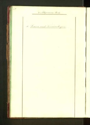 3. Lexica und Terminologien.