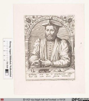 Bildnis Guillaume Philandrier (lat. Guilelmus Philander)