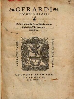 De inventione et amplificatione oratoria