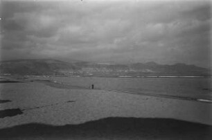 Strand : Blick entlang des Strandes der Costa de la Luz.