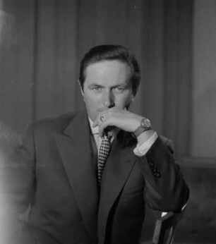 Porträt des Sängers Hans-Georg Nowotny