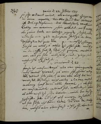 Paris 22. - 28. November 1715