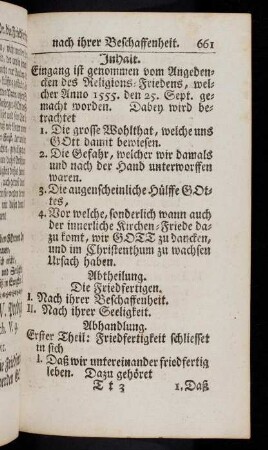 661-674, Eingang ist genommen vom Angedenken...