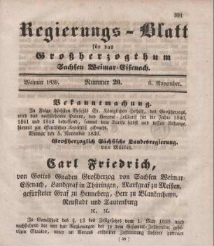 Nr. 19 : 28. September 1839