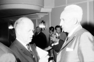 13. Tagung 1963 Medizin; Eröffnung Lindau 1.7.63: R. Mecke, Severo Ochoa