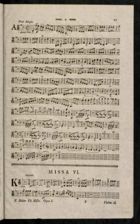 21-26, Missa VI.