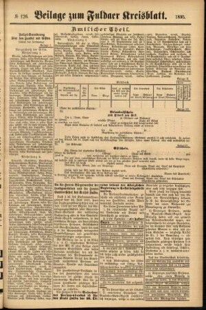 Zweite Ausgabe vom Donnerstag, den 24. Oktober 1895.
