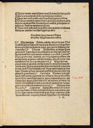 Exorditur itaque clementissimus archdux Sigismundus austrie