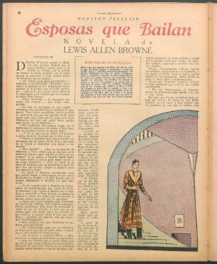Esposas que bailan : Nuestro folletín