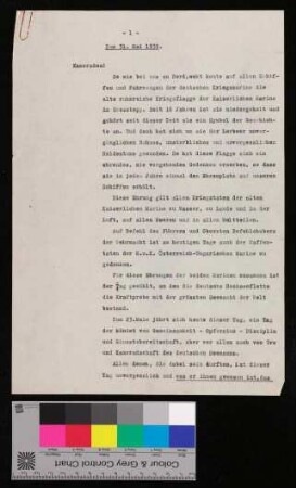 Zum 31. Mai 1939. Kameraden!
