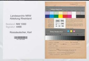 Entnazifizierung Karl Rossdeutscher, geb. 01.09.1892 (Verw.Beamter)