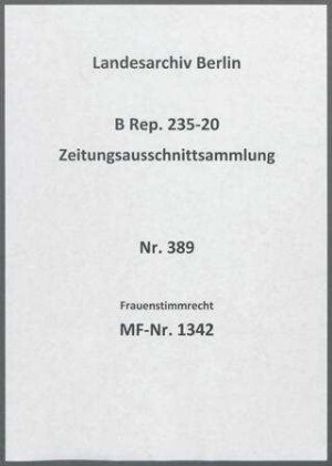 Frauenstimmrecht