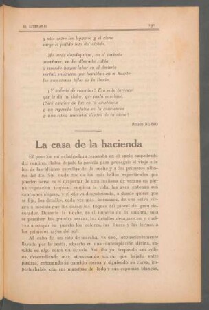 La casa de la hacienda