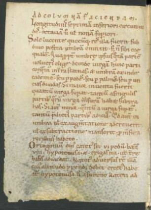 Geometria incerti auctoris (Auszüge)