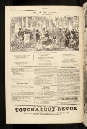 Paris en 1868, par F. Régamey V. - La Rue Du Croissant