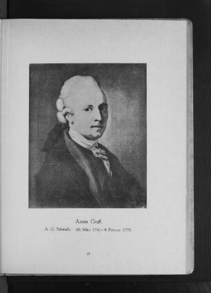 A. G. Schwalb. (10. März 1741 - 9. Februar 1777)
