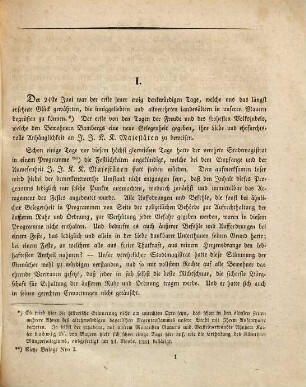 Ein Blatt in König Ludwigs Lorbeer-Kranz : Denkschrift auf die Festfeier bei der ... Anwesenheit ... König Ludwigs und der Königin Therese von Bayern in Bamberg am 24ten bis 26ten Juni 1830 als Mitfeyer des Allerhöchsten Namens- und Geburtstags-Festes ...