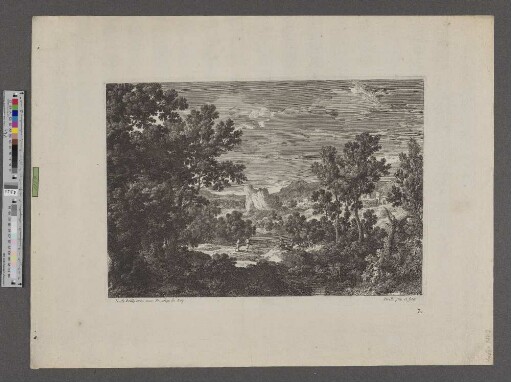 [Waldlandschaft mit Wanderern]