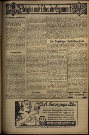 Dritte Ausgabe vom Sonntag, den 29. Juni 1930.