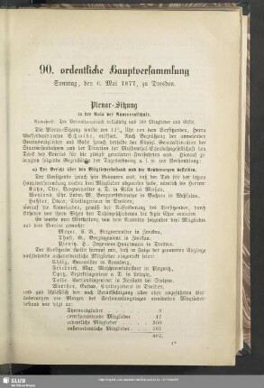 Plenarsitzung in der Aula der Annenrealschule