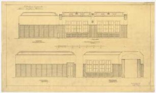 Warenhaus Wertheim, Leipziger Straße, Berlin 3. Bauabschnitt: Wandansichten im Fotografischen (?) Atelier