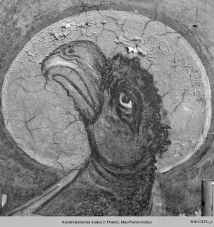 Evangelistensymbol des Johannes - Oberste Zone und erste Figurenreihe