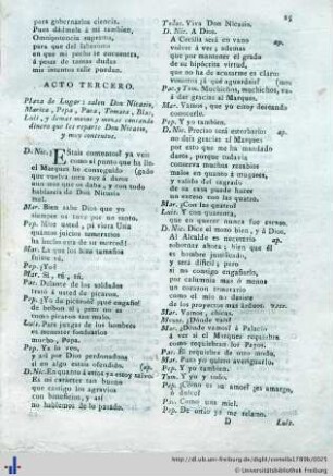 Acto Tercero